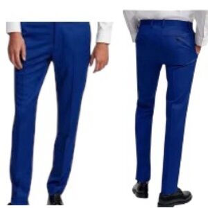 Theory Mayer Men's Slim Fit Dress Pants Blue Size 34 x 29